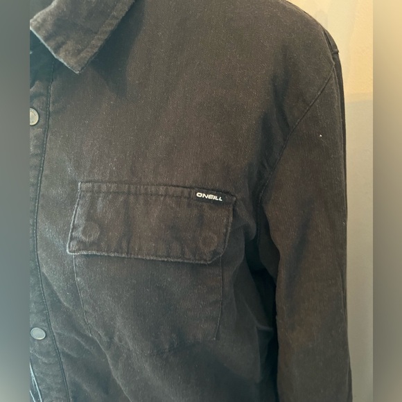 O’Neill Canvas Jacket Flannel Lining Men’s Medium - Picture 2 of 8